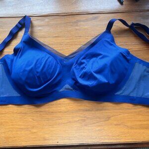 Honeylove Crossover Bra - Size 2X - Navy Blue